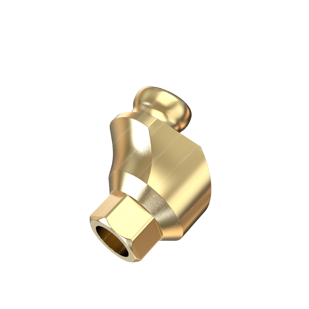 Angulated 18° AlphaLoc Compatible Attachment - Alpha Bio® Internal Hex Compatible