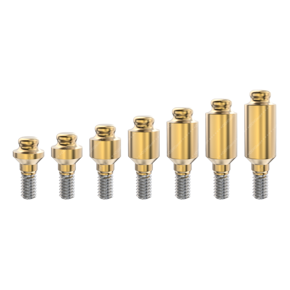 Straight GDTLock Compatible Attachment - GDT Implants® Internal Hex Compatible