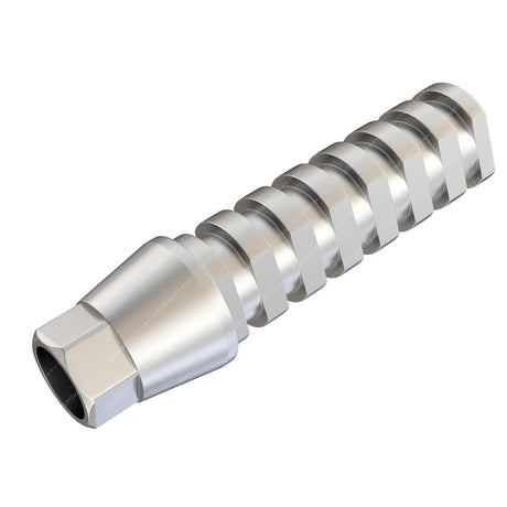 Anti Rotational Titanium Temporary Abutment Regular Platform (RP) - Implant Direct Interactive®️ Conical Compatible - Front