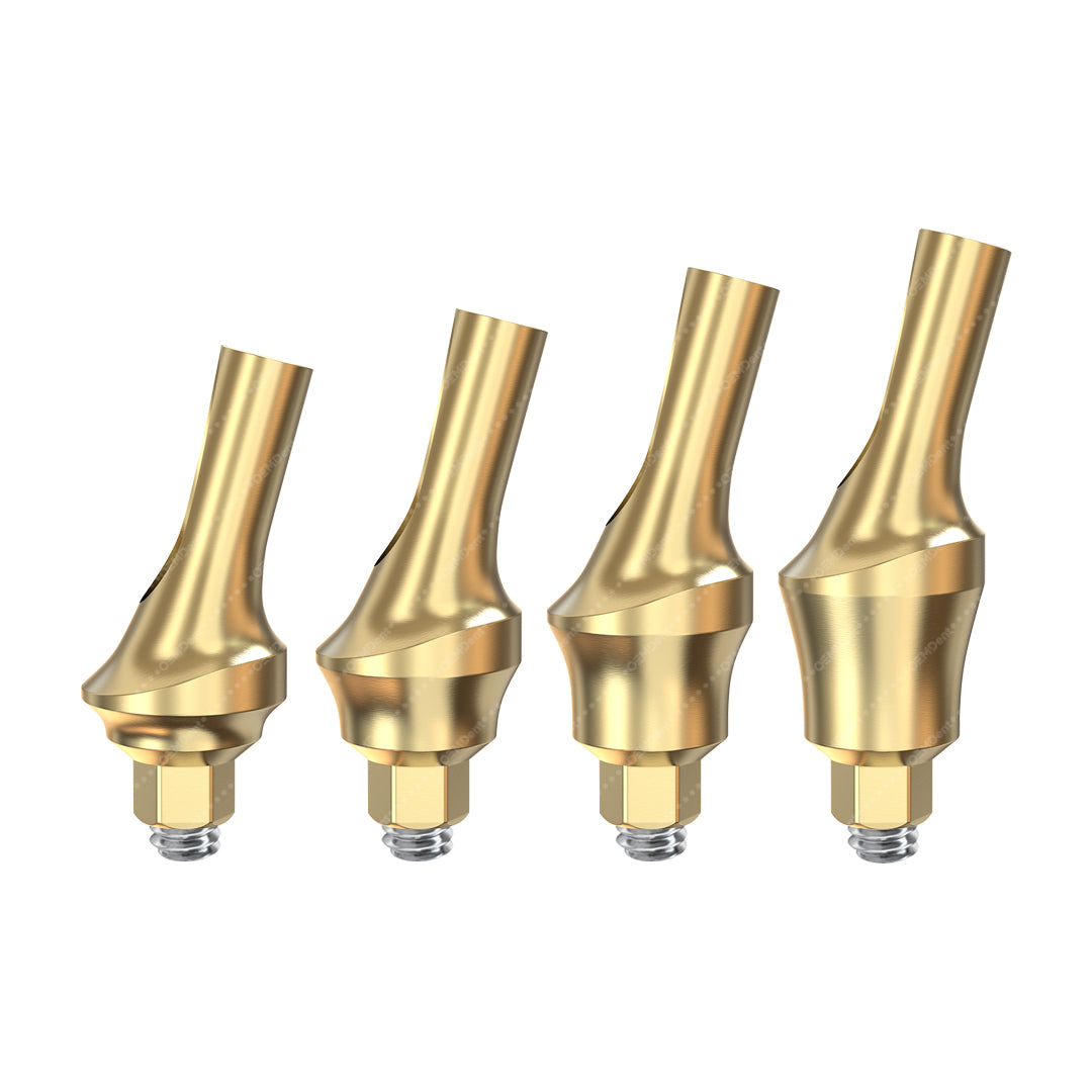 Concave Angulated Abutment 15° - Noris Medical® Internal Hex Compatible