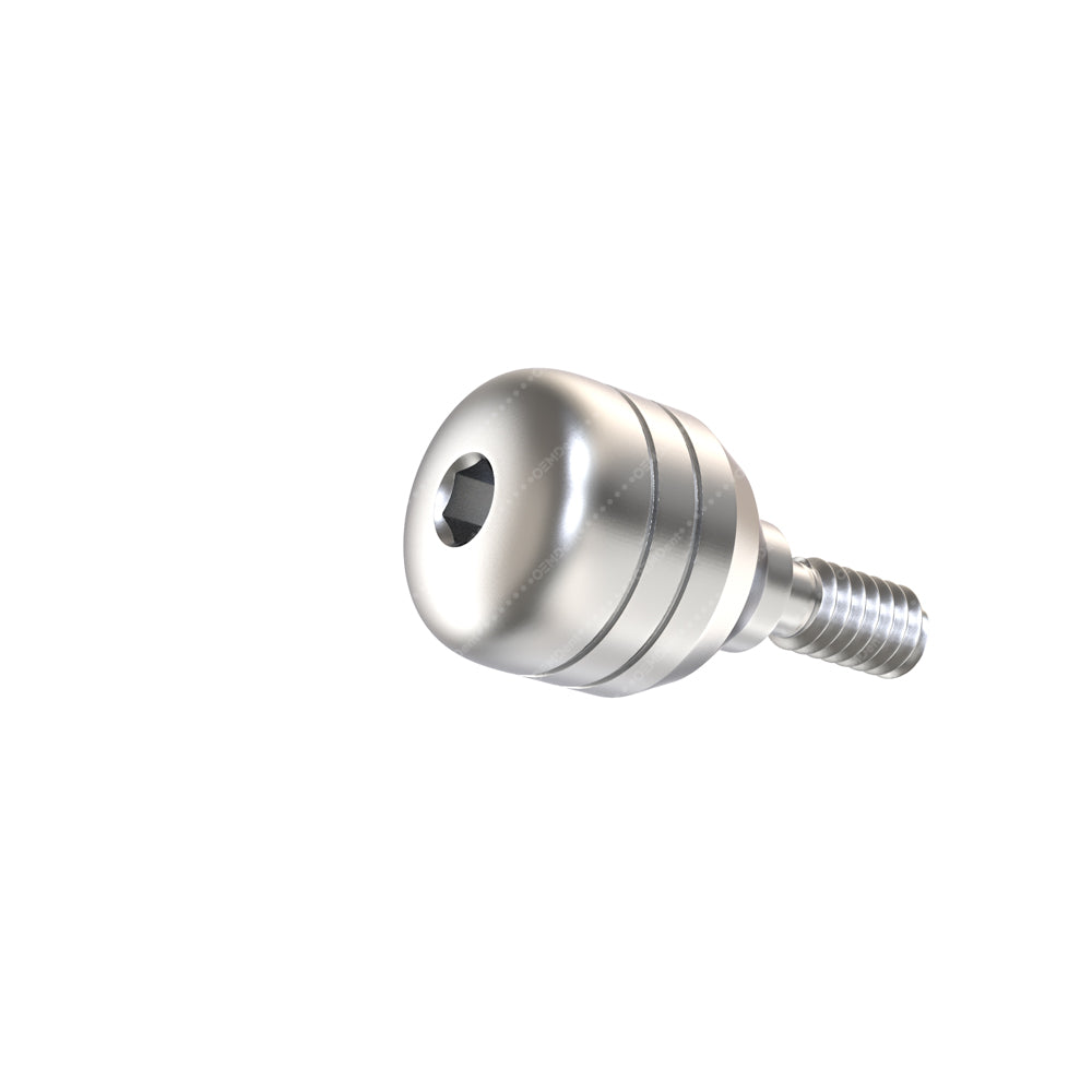 Healing Cap Ø4.6 - Zimmer® Internal Hex Compatible - Front - 4mm