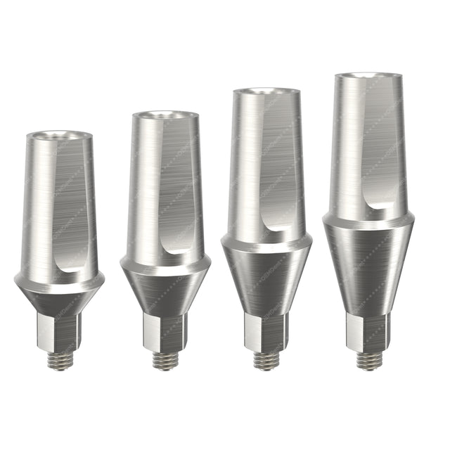 Mini Platform Straight Abutment With Shoulder - Osstem®TS Hexagon Compatible