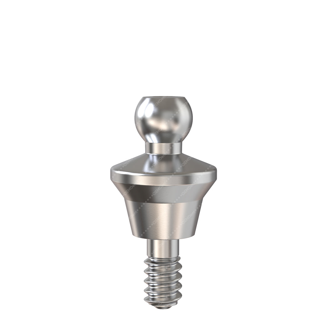 Straight Ball Attachment Regular Platform (RP) - Implant Direct Interactive® Conical Compatible