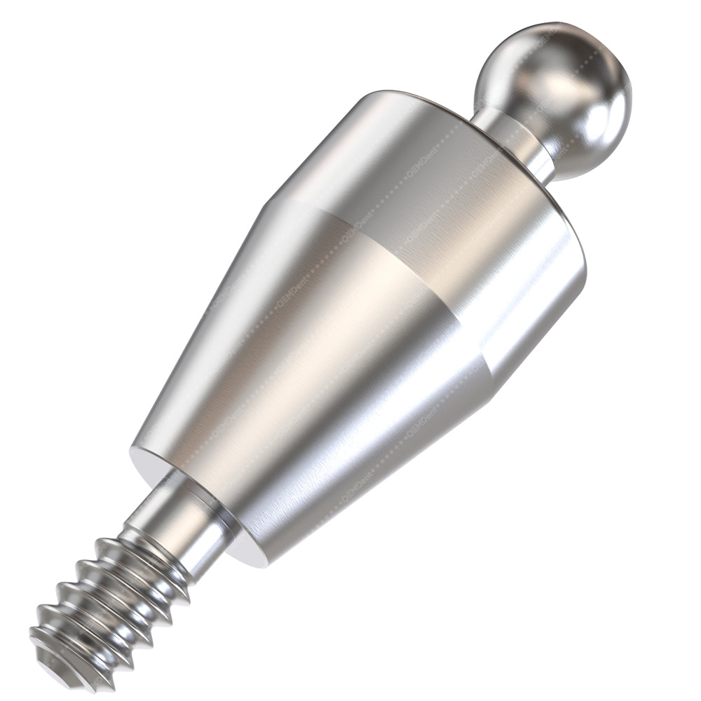 Straight Ball Attachment Regular Platform (RP) - Implant Direct Interactive® Conical Compatible