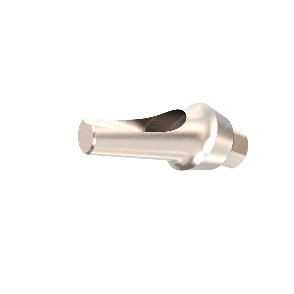 Anatomic Angulated Abutment 15° - AB Dent® Internal Hex Compatible - 10.5mm Side