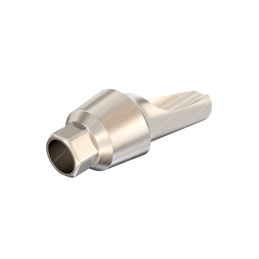 Anatomic Angulated Abutment 15° - Cortex® Internal Hex Compatible - 11.5mm Front