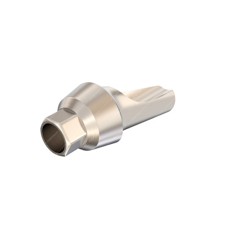 Anatomic Angulated Abutment 15° - GDT Implants® Internal Hex Compatible - 10.5mm Front