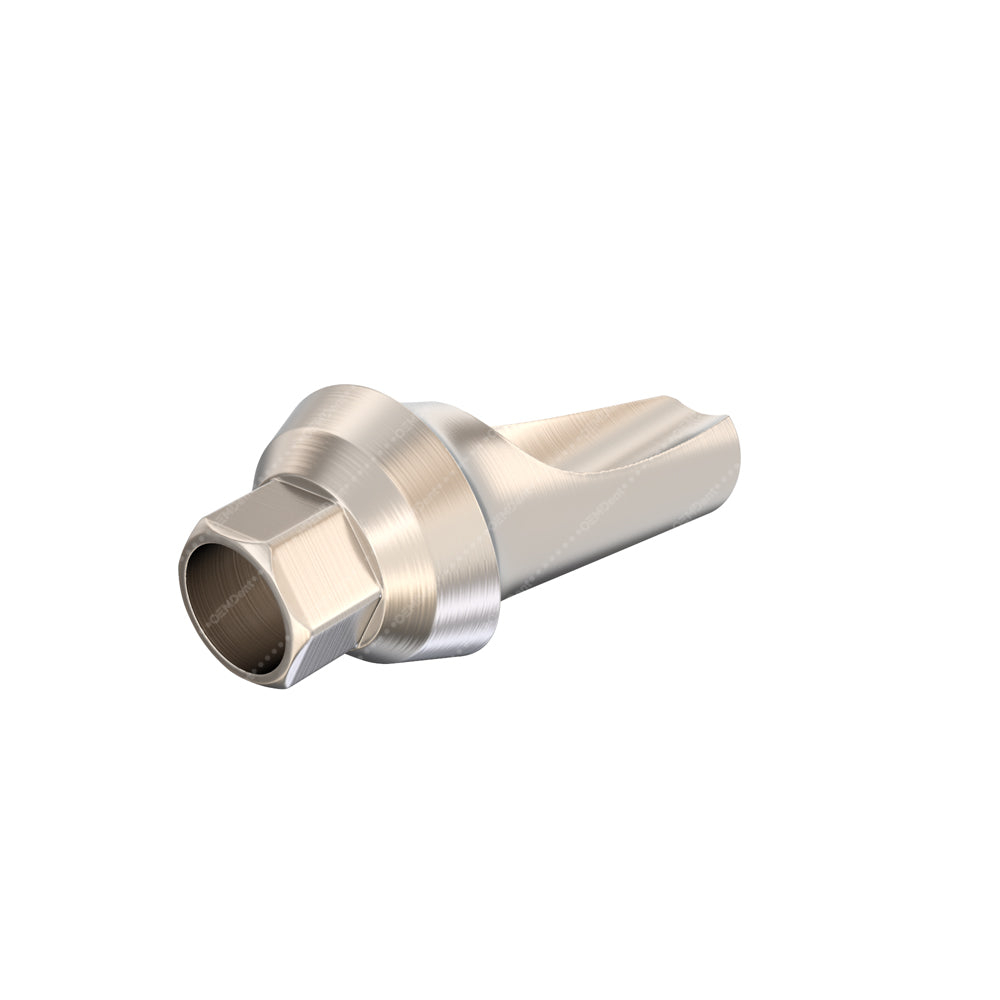 Anatomic Angulated Abutment 15° - GDT Implants® Internal Hex Compatible - 9.5mm Front