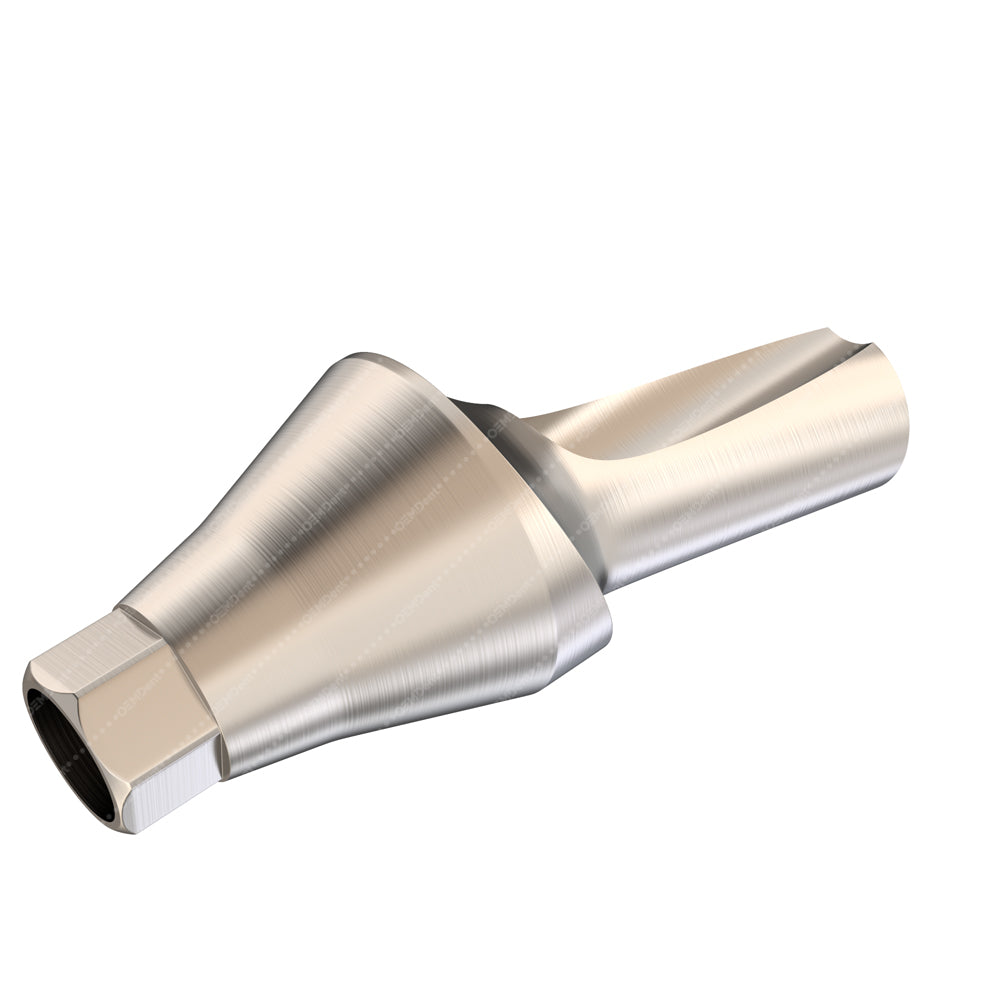 Anatomic Angulated Abutment 15° Narrow Platform (NP) - Alfa Gate®️ Conical Compatible - 3mm Side