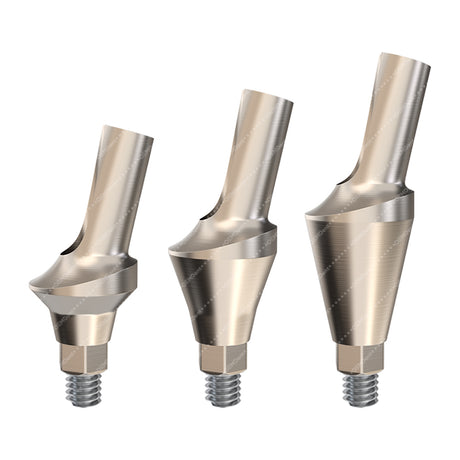 Anatomic Angulated Abutment 15° Narrow Platform (NP) - GDT Implants®️ Conical Compatible