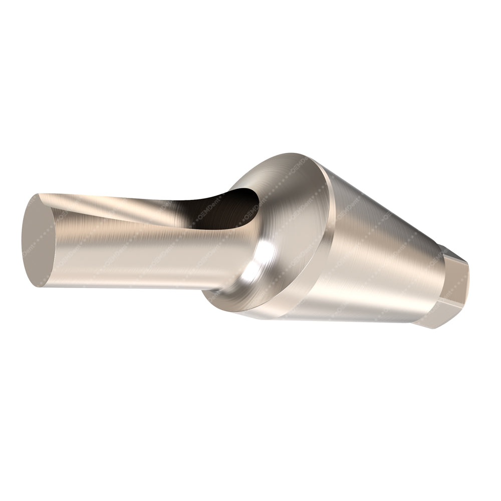 Anatomic Angulated Abutment 15° Regular Platform (RP) - ADIN CloseFit® Conical Compatible - 4.5mm Front