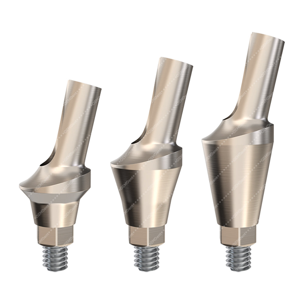Anatomic Angulated Abutment 15° Regular Platform (RP) - Implant Direct Interactive®️ Conical Compatible