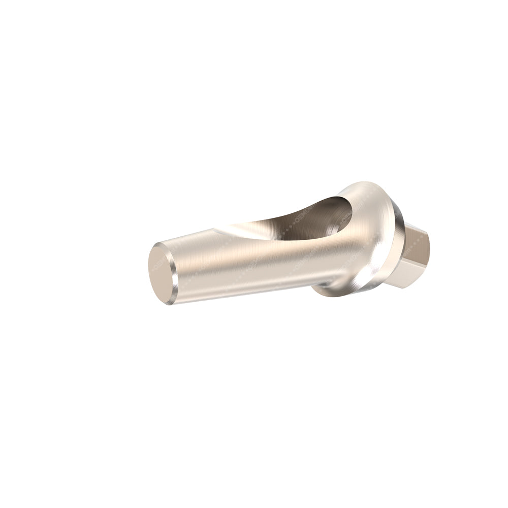 Anatomic Angulated Abutment 25° - GDT Implants® Internal Hex Compatible - Front 9.5mm