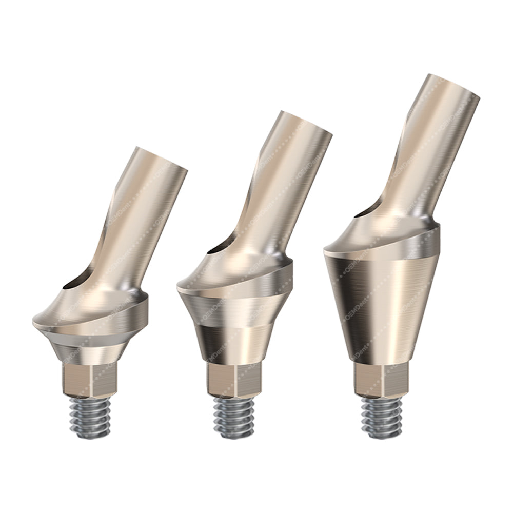 Anatomic Angulated Abutment 25° Narrow Platform (NP) - Alfa Gate®️ Conical Compatible