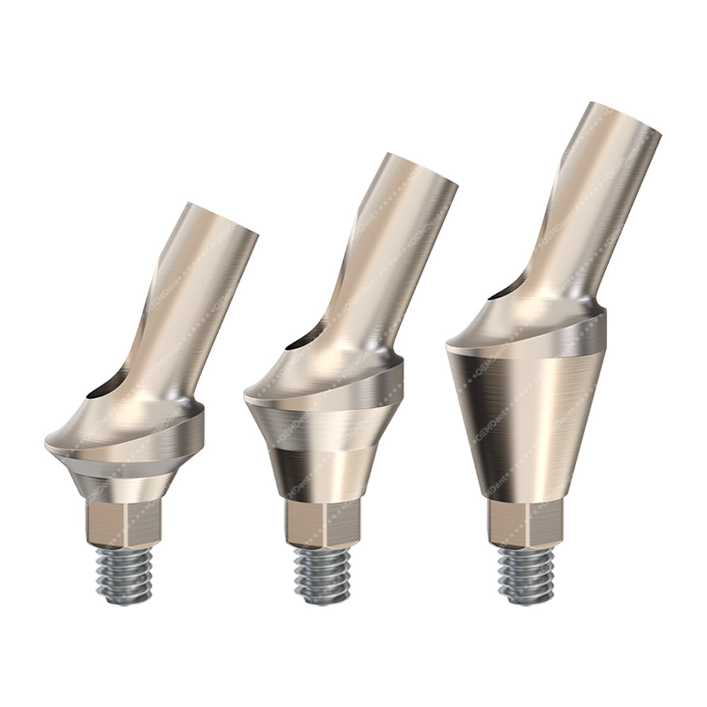 Anatomic Angulated Abutment 25° Narrow Platform (NP) - Implant Direct Interactive®️ Conical Compatible