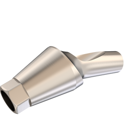 Anatomic Angulated Abutment 25° Regular Platform (RP) - ADIN CloseFit® Conical Compatible - 4.5mm