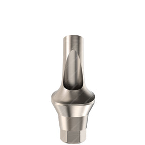 Anatomic Angulated Abutment 25° Regular Platform (RP) - Alfa Gate®️ Conical Compatible - Front 3mm