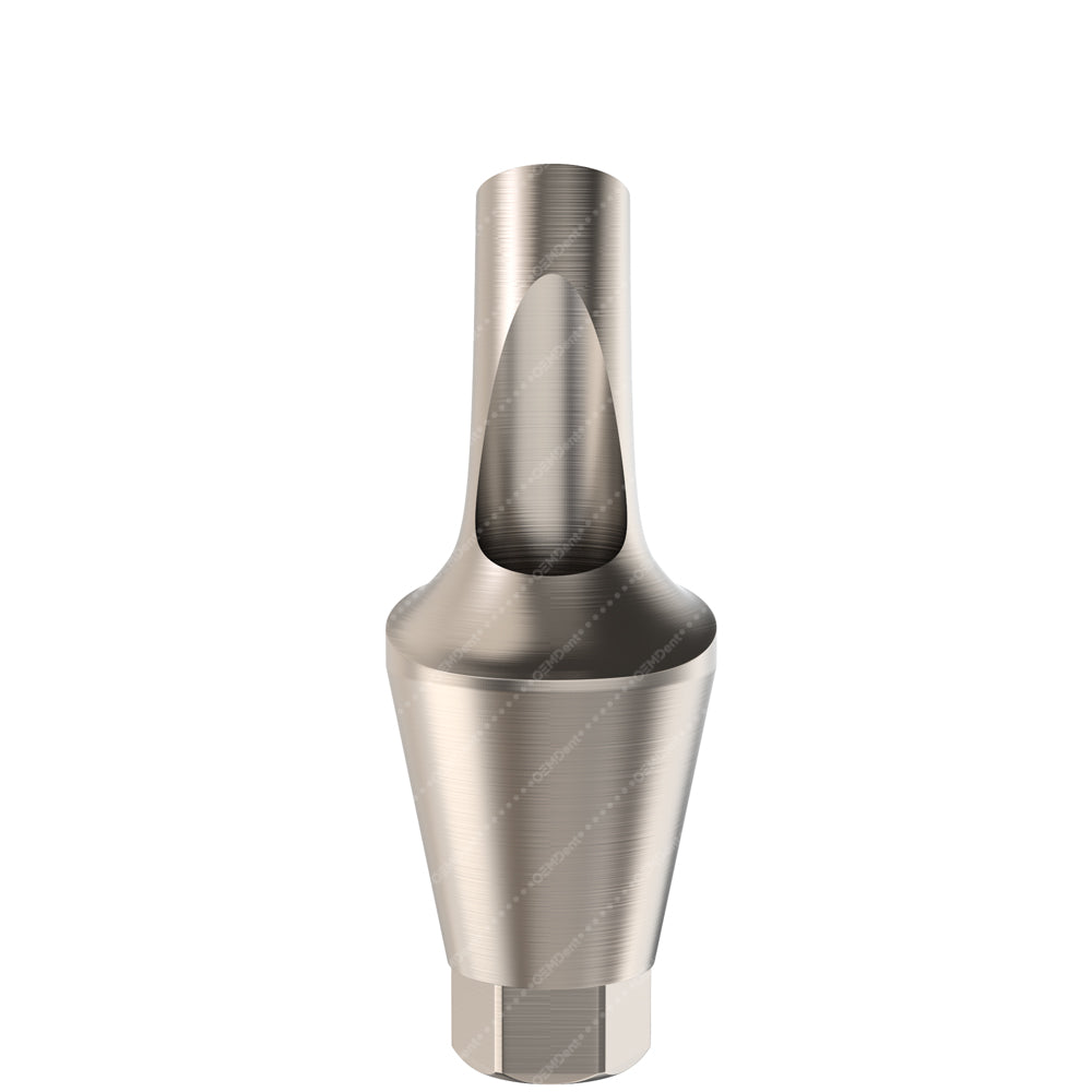 Anatomic Angulated Abutment 25° Regular Platform (RP) - Alfa Gate®️ Conical Compatible - Front 4.5mm