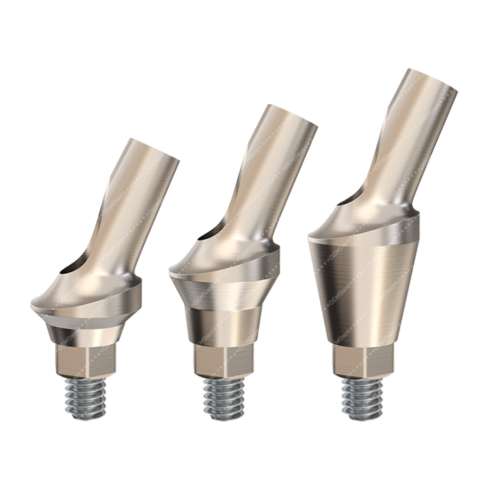 Anatomic Angulated Abutment 25° Regular Platform (RP) - Implant Direct Interactive®️ Conical Compatible