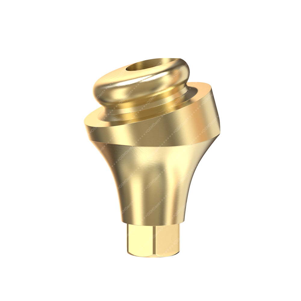 Angulated 18° Loc Attachment Narrow Platform - Alfa Gate®️ Conical Compatible - Side 2mm