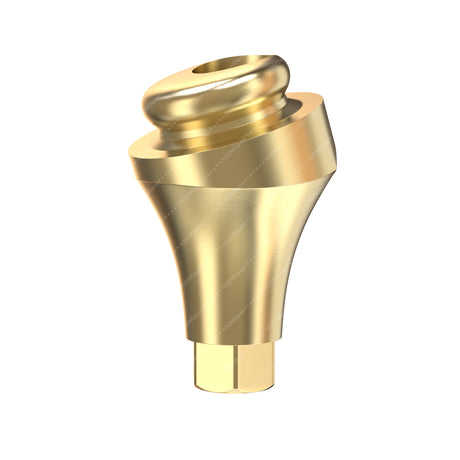 Angulated 18° Loc Attachment Narrow Platform - DSI®️ Conical Compatible - Side 3mm