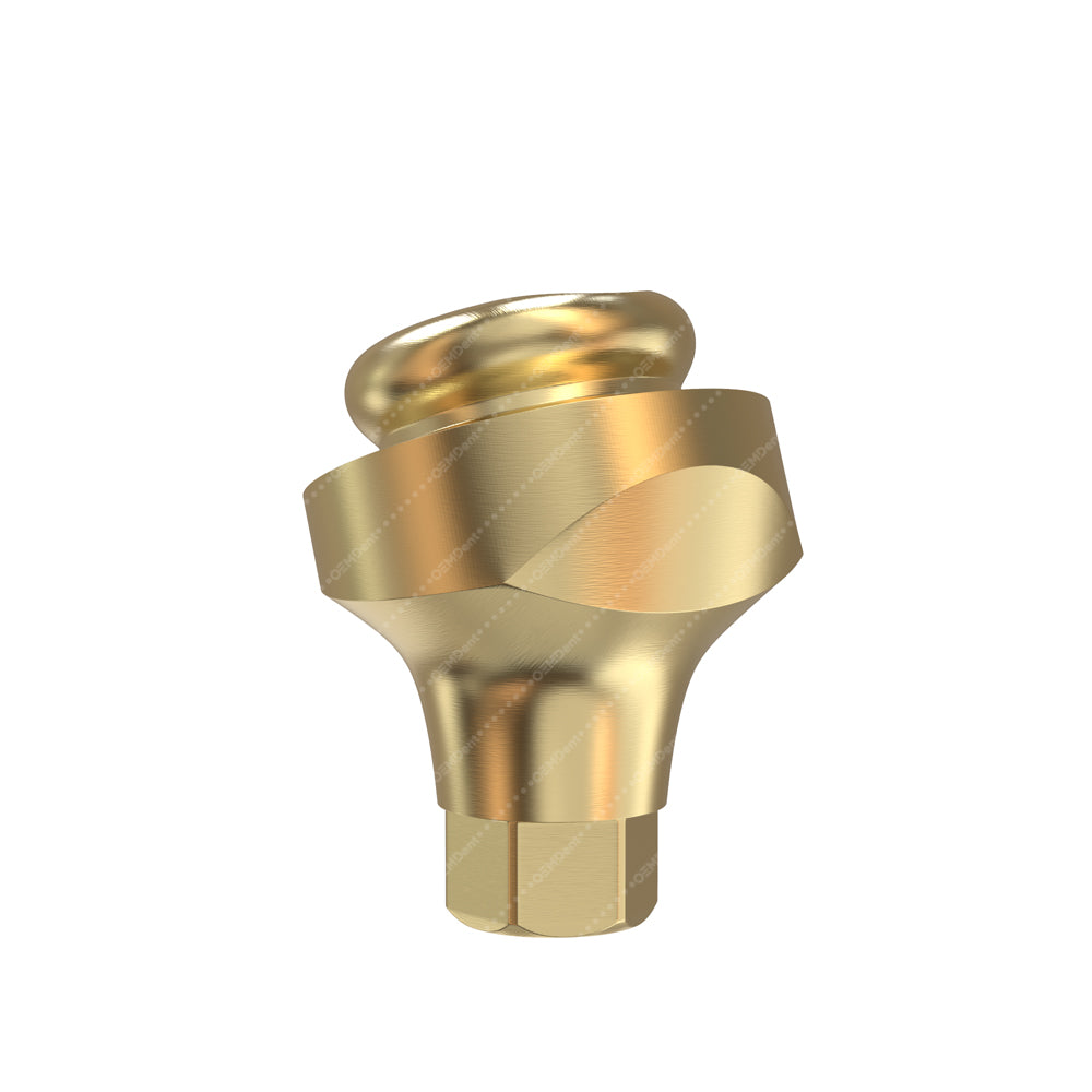 Angulated 18° Loc Attachment Narrow Platform - GDT Implants®️ Conical Compatible - Rear 1mm