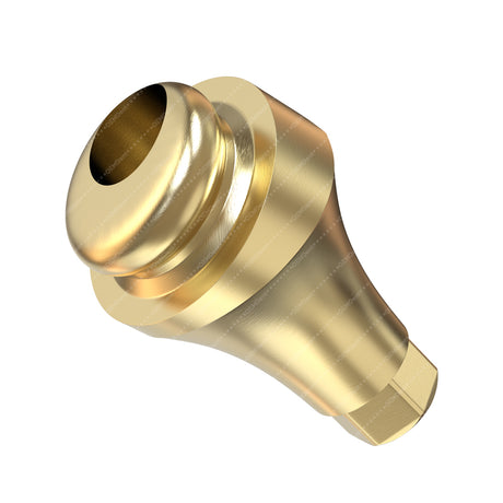 Angulated 18° Loc Attachment Narrow Platform - Implant Direct Interactive®️ Conical Compatible - Front 3mm