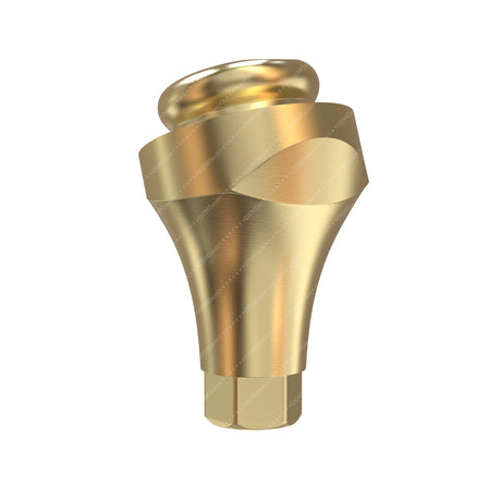 Angulated 18° Loc Attachment Narrow Platform - Implant Direct Interactive®️ Conical Compatible - Rear 3mm