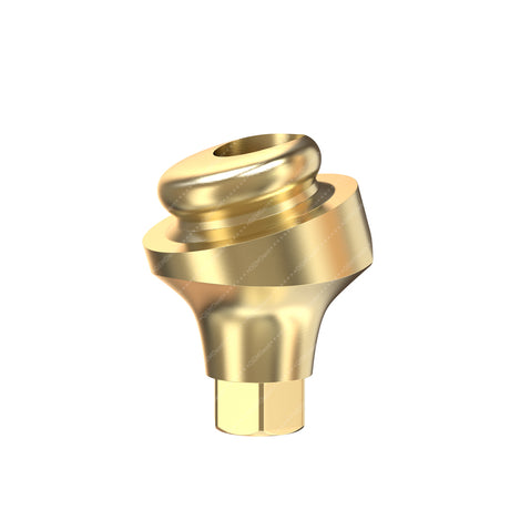 Angulated 18° Loc Attachment Narrow Platform - Implant Direct Interactive®️ Conical Compatible - Side 1mm