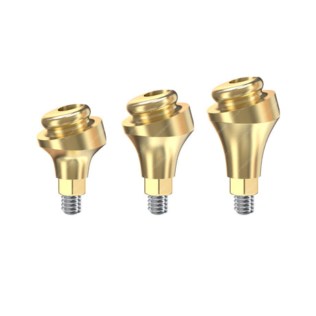 Angulated 18° Loc Attachment Narrow Platform - Implant Direct Interactive®️ Conical Compatible