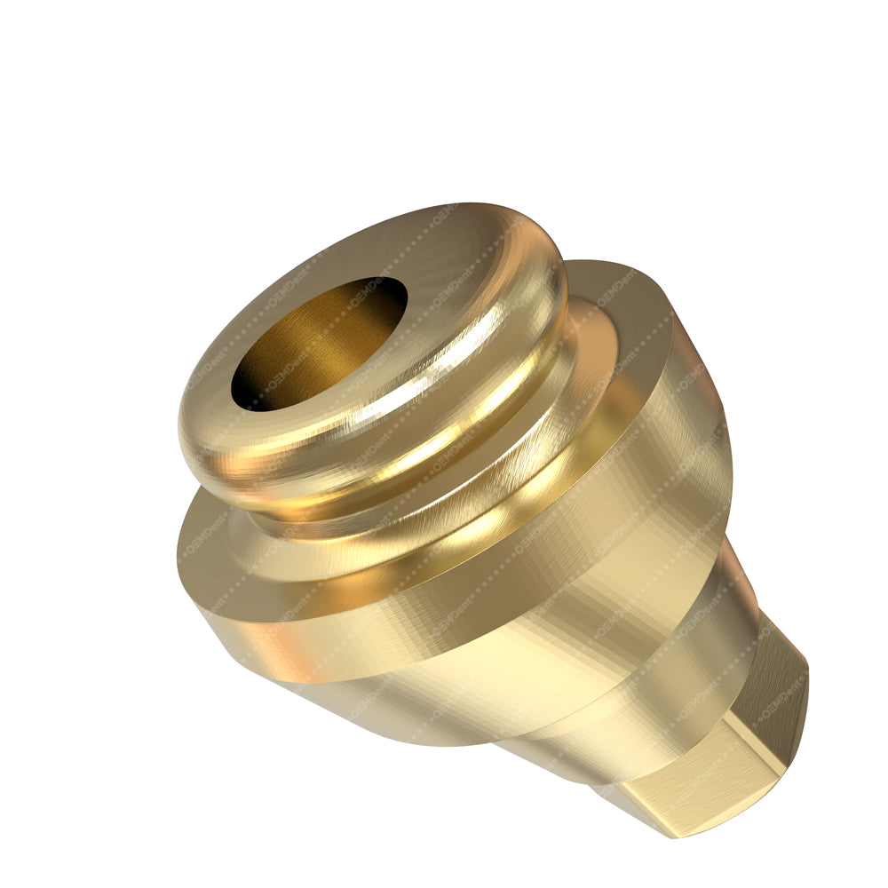 Angulated 18° Loc Attachment Regular Platform - DSI®️ Conical Compatible - Front 1mm