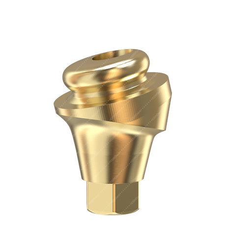 Angulated 18° Loc Attachment Regular Platform - GDT Implants®️ Conical Compatible - Side 1mm