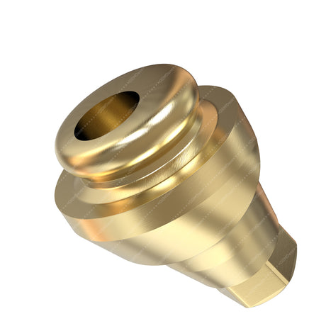 Angulated 18° Loc Attachment Regular Platform - Implant Direct Interactive®️ Conical Compatible - Front 2mm