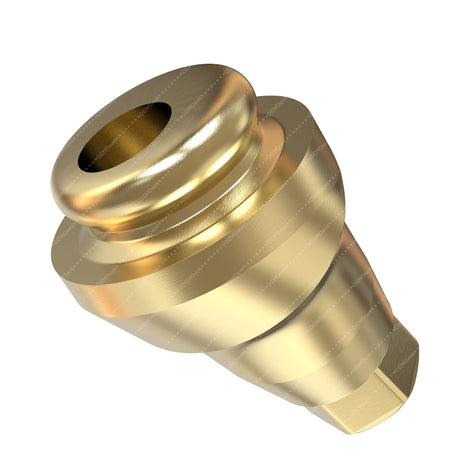 Angulated 18° Loc Attachment Regular Platform - Implant Direct Interactive®️ Conical Compatible - Front 3mm