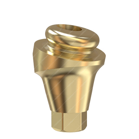 Angulated 18° Loc Attachment Regular Platform - Implant Direct Interactive®️ Conical Compatible - Rear 2mm