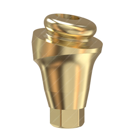 Angulated 18° Loc Attachment Regular Platform - Implant Direct Interactive®️ Conical Compatible - Rear 3mm