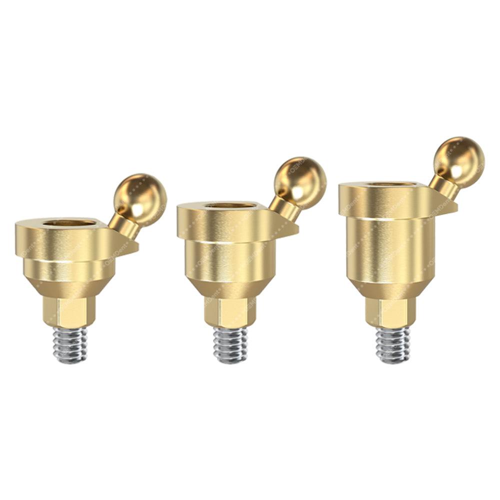 Angulated 30° Ball Attachment - Alpha Bio Internal Hex Compatible - OEMDent