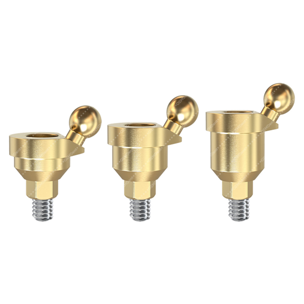 Angulated 30° Ball Attachment - GDT Implants® Internal Hex Compatible