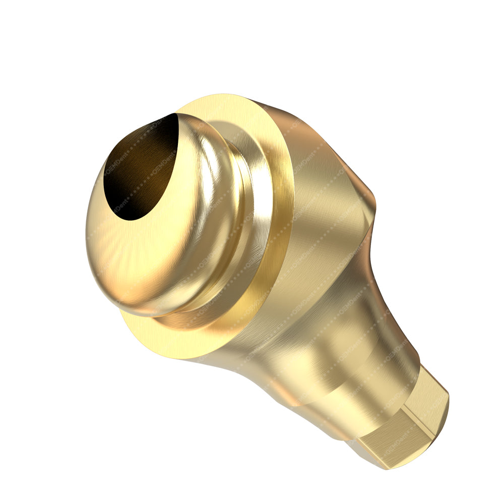 Angulated 30° Loc Attachment Narrow Platform - GDT Implants®️ Conical Compatible - Front 2mm