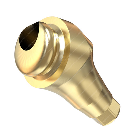 Angulated 30° Loc Attachment Narrow Platform - Implant Direct Interactive®️ Conical Compatible - Front 3mm
