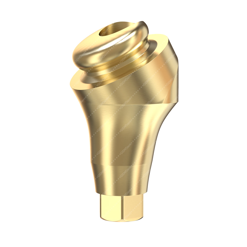 Angulated 30° Loc Attachment Narrow Platform - Implant Direct Interactive®️ Conical Compatible - Rear 3mm