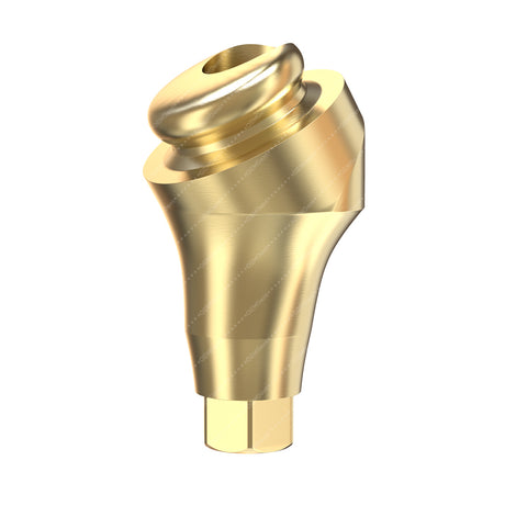 Angulated 30° Loc Attachment Narrow Platform - Implant Direct Interactive®️ Conical Compatible - Rear 3mm