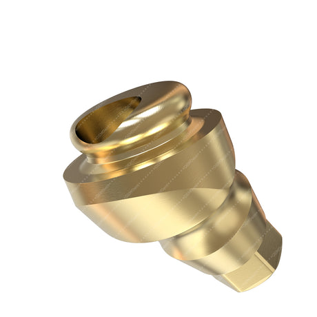 Angulated 30° Loc Attachment Regular Platform - Implant Direct Interactive®️ Conical Compatible - Front 2mm