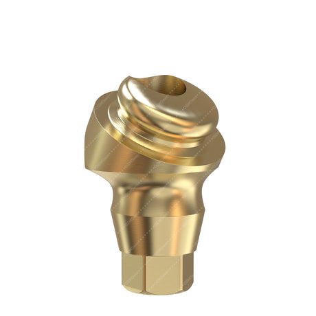 Angulated 30° Loc Attachment Regular Platform - Implant Direct Interactive®️ Conical Compatible - Side 1mm