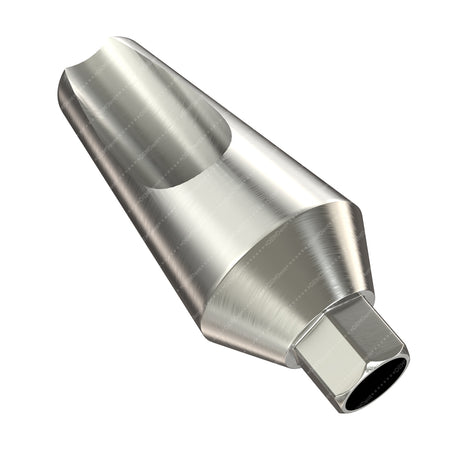 Angulated Abutment 15° Slim Platform - Alfa Gate® Internal Hex Compatible - Front