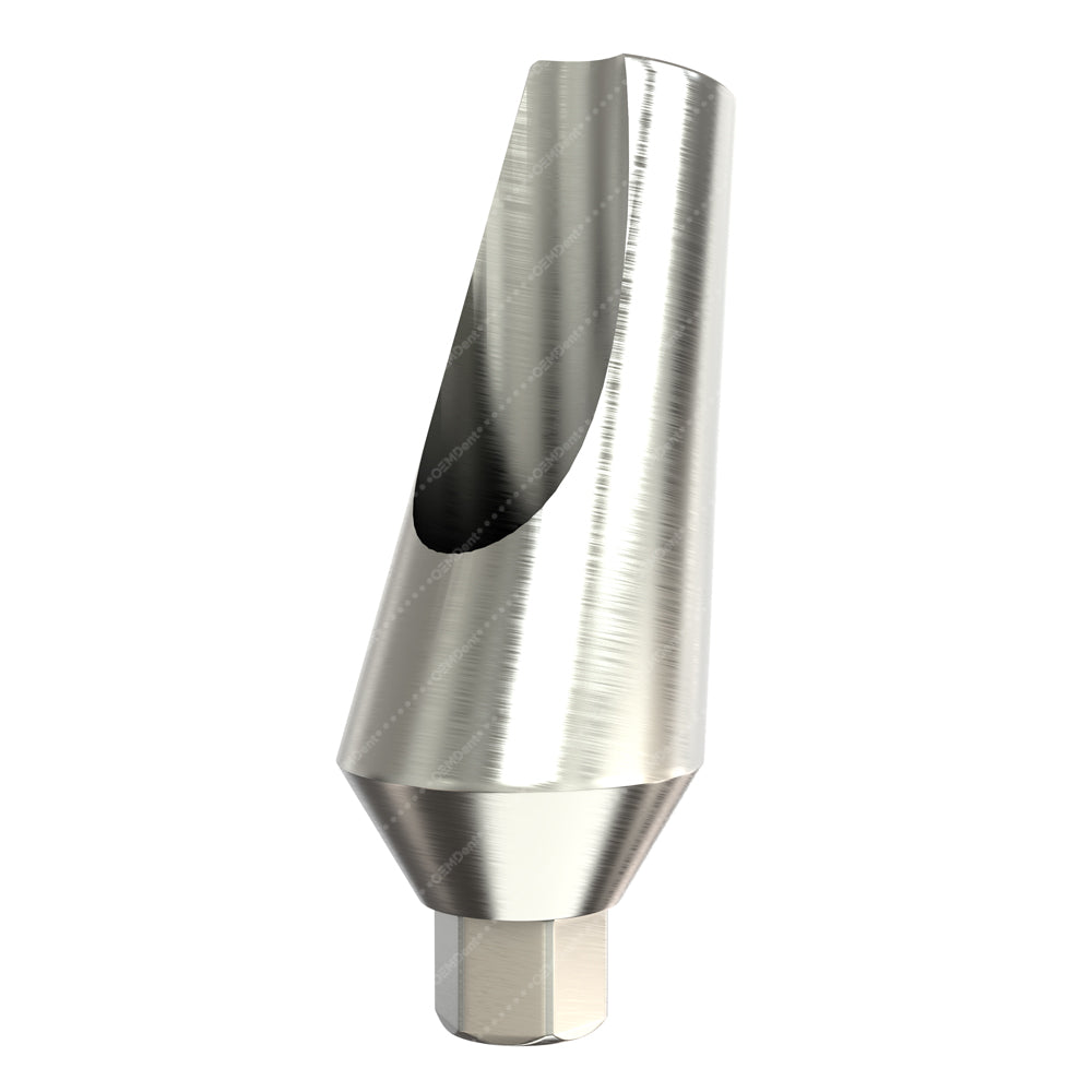 Angulated Abutment 15° Slim Platform - Cortex® Internal Hex Compatible - Side