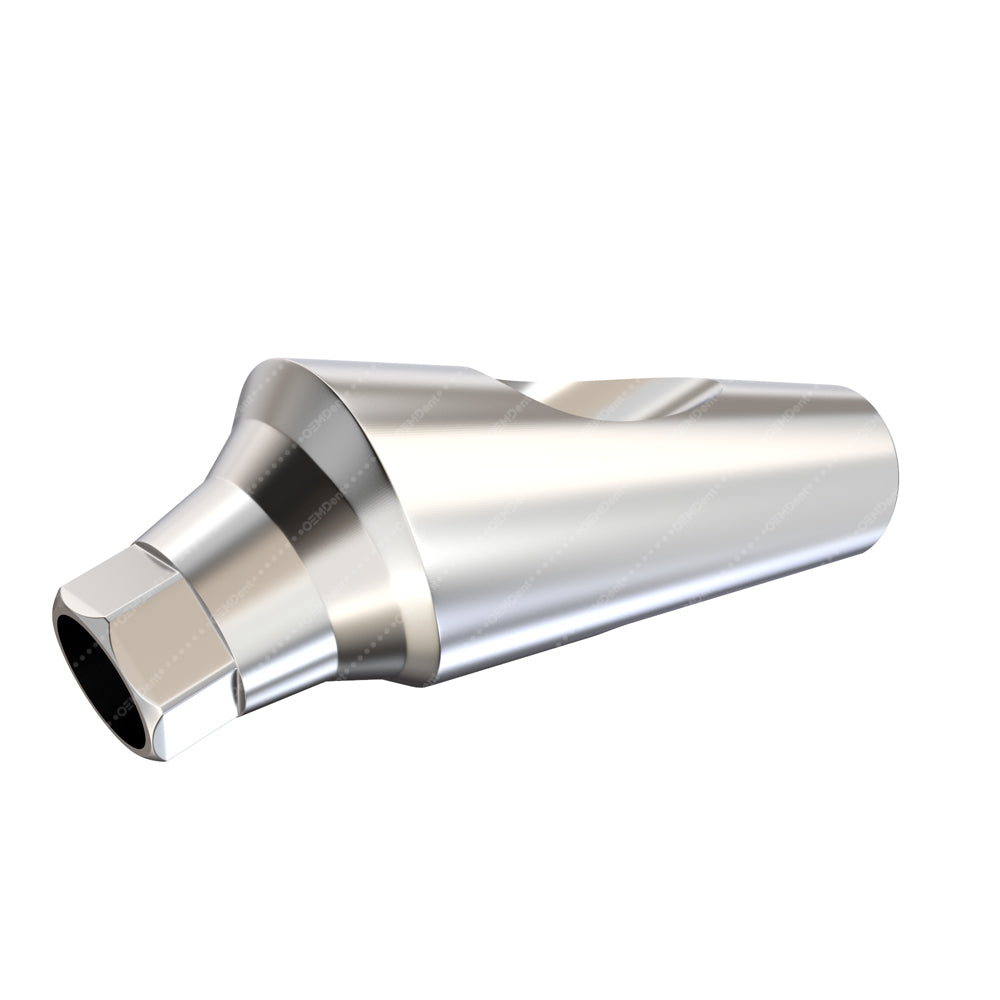 Angulated Abutment 25° Narrow Platform (NP) - ADIN CloseFit® Conical Compatible - 3.85mm Diameter