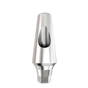 Angulated Abutment 25° Narrow Platform (NP) - Alfa Gate®️ Conical Compatible - Front