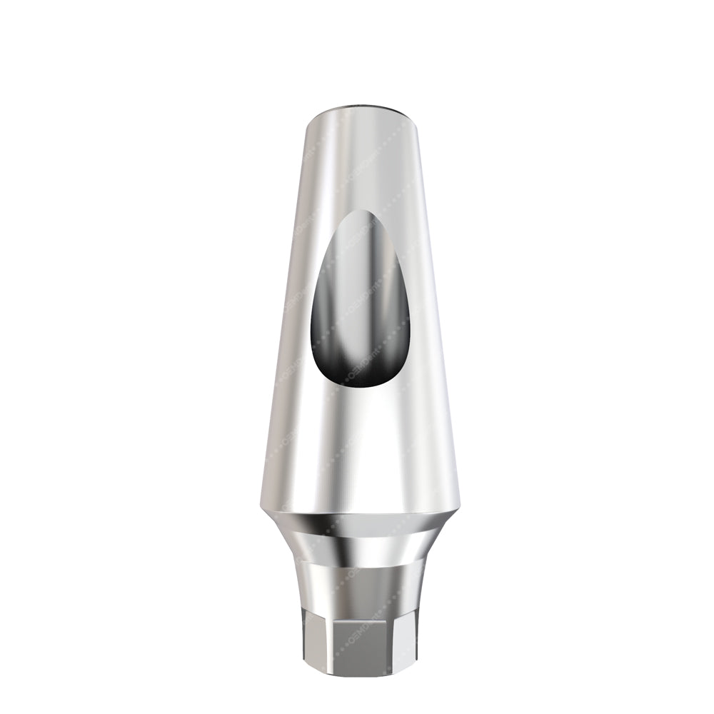 Angulated Abutment 25° Regular Platform (RP) - DSI®️ Conical Compatible - Front