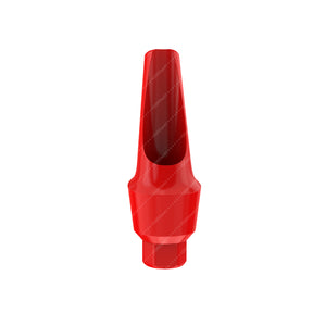 Angulated Anatomic Fully Castable Abutment 15° - BlueSkyBio® Internal Hex Compatible - Front 3mm